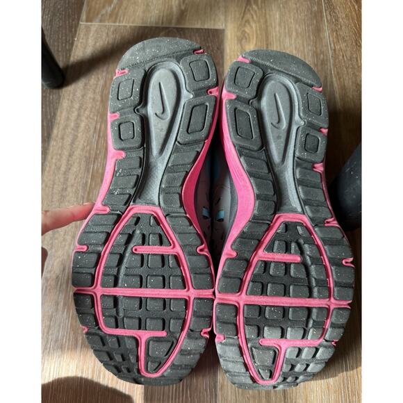 Nike Dual Fusion Run 2 Y5.5 Women’s 7 EU 38 Running Shoes Gray/Blue Hiking - Picture 5 of 7